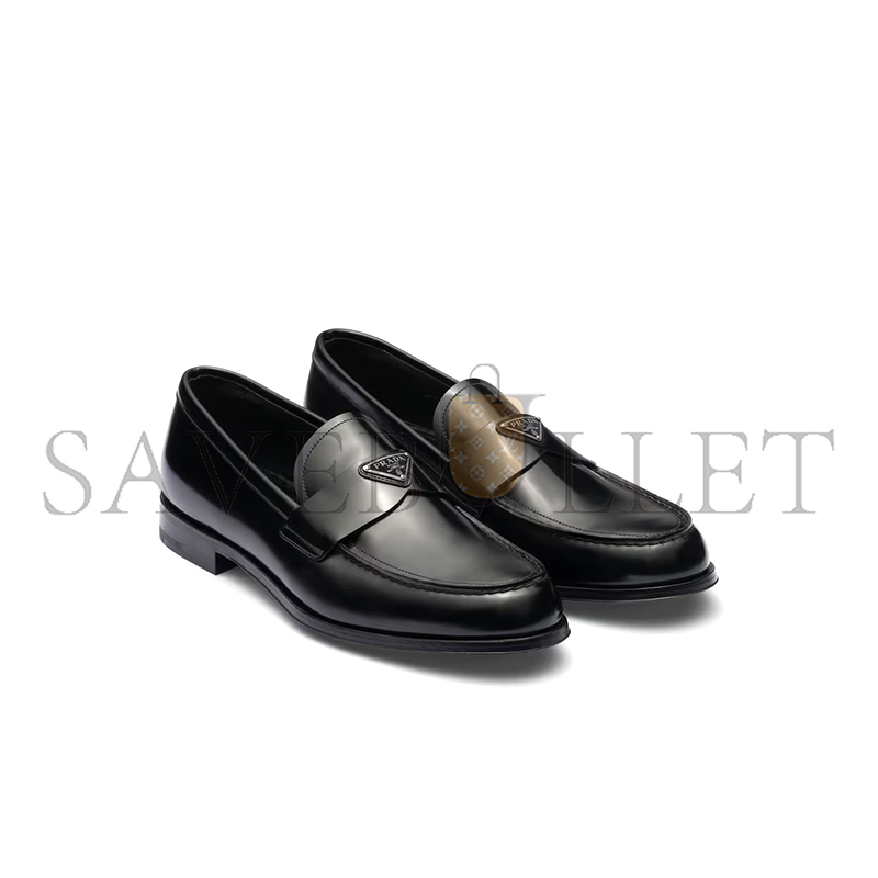 Pra*a brushed leather loafers 2db205